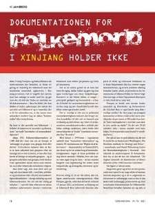 Folkemord i Xinjiang Magasinet Danmark Kina uddrag folkemord i xinjiang